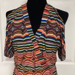Cato size small open shoulder multi colored dress Photo 5