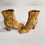 Sam Edelman Womens Codie Block-Heel Booties 7 M Turmeric Paisley Corduroy - NWOB Photo 6