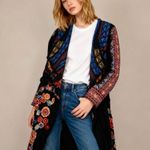 Johnny Was $598 NWOT Embroidered Floral Cardigan Multicolor Sweater Sz S Photo 0
