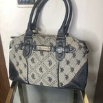 U.S. Polo Assn. grey and black leather hand bag Photo 0
