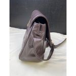 Perlina  New York Womens Brown Leather Handbag Crossbody Purse SKU 6544 Photo 3