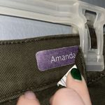 Gloria Vanderbilt Long Length Olive Green Missy Jeans Photo 2