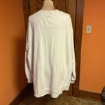 Aerie  Vacay Every Day VNeck Sweatshirt Oatmeal Off-White Oversized Cozy Pullover Photo 14
