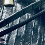 Vintage Navy Blue Eel Skin Leather Purse Shoulder Bag Cross Body 13 X 9 Stunning Photo 11