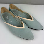 Vivaia Vienna light blue and white pointed toe v Photo 0