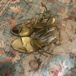 Steve Madden  Gold Heels Photo 1
