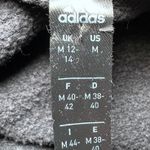 Adidas  Pullover Hoodie Womens Medium Black Floral Logo Sweatshirt Sporty Casual Photo 3