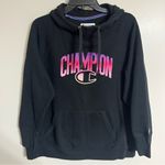 Champion  Women's‎ Black Ombre Arch Logo Powerblend Hoodie Size 1X Athleisure Photo 0