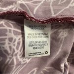 Fortune + Ivy Maroon Floral Faux Wrap Dress size XXL Tie Waist Short Sleeves Photo 11