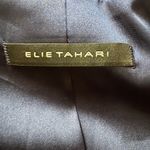 Elie Tahari Wool Blend Navy Blazer Jacket Size 10 Tailored 1-Button Career Work Photo 2