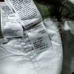 Levi's Premium Pleated Trouser Shorts High Rise Green Relaxed Women's Size 24 Photo 5