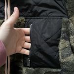 Rails  Wesley Camo Quilt Patch Fleece Jacket Womens S Zip Front Green Brown Soft Photo 2