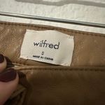 Wilfred  The Melina Pant High-waisted Vegan Leather pants Size 0 Constant Camel Photo 3