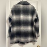 Wild Flower  Women’s Plaid Double-Breasted Peacoat Black
Combo Size M NWT Photo 5