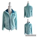 The North Face Women's Osito Fleece Full Zip Jacket Aqua Blue Size Small Photo 1
