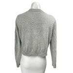 Banana Republic Gray Chevron Long Sleeve Zip Up Cardigan Sweater Top Size M Photo 1