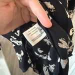Proenza Schouler  Floral Long Sleeve Blouse Size Black Cream White Size 2 Photo 2
