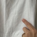 Anthropologie ASKK NY Laxy Jack White Overalls Wide Leg Size 0 NWT Black Photo 5