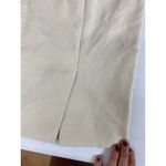 J.Crew  women's light tan beige pocket pleated business casual‎ stretch skirt 8 Photo 5