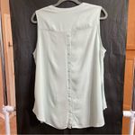 Torrid  1 Soft Green Sleeveless Blouse Summer Vacation Resort Beach Photo 6