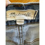 Madewell  Shorts Womens Size 32 Blue Raw Hem Button‎ Fly Denim Med Wash Stretch Photo 4