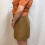 Hollister Y2K Mid-2000s Lace-Up Faux Suede High Rise Mini Skirt - Brown - 0 Photo 4
