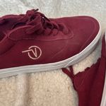 Vans  Burgundy Sneakers with White Soles Photo 5