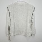 Democracy Womens Sweatshirt Cream Stitch Detail Pullover Top Size S NWT Soft Photo 8