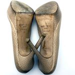 Jimmy Choo Cream Snakeskin Peep Toe Stiletto Heels
EU 39 | US 8.5β9 | 6β Heel Photo 3