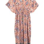 World Market Peach Floral Tassel V Photo 0