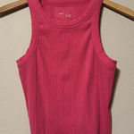 Aerie  Hot Pink Ribbed Tank Top Photo 0