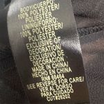 Sandra Darren Women’s Black Evening Midi Dress 12 Beaded Flutter Sleeve Chiffon Photo 7