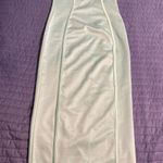 Pretty Little Thing Aqua second skin square neck binding detail midaxi dress Photo 2