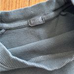 Brandy Melville Olive Green Waffle Tee Photo 1