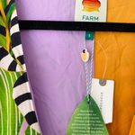 Farm Rio Mixed Striped Bananas Maxi Wrap Dress, Size S Photo 8