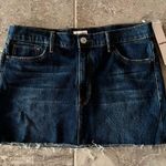 Hudson Jeans Mini Skirt Maria Denim Vivid Cut-off Size 30 New w/Tag MSRP $155.00 Photo 1