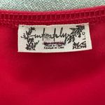 Free People  Intimately Bodycon Strappy Red Mini Dress Size L NWOT Photo 2