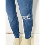 Vibe Style Vibe Distressed Skinny Jean Distressed Denim Knee Medium Dark Wash 15 Blue Size undefined Photo 3