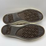 Converse  Chuck Taylor All Star Low Top White Canvas Tan Laces Red Blue W 7.5 Photo 4