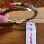 Betsey Johnson Authentic  Teacher School Brown Gold Pencil Bracelet Nwt Photo 3