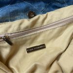 Elegant Denim Quilted Chain Shoulder Bag Blue Photo 3