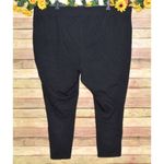 Catherines  4X 30W 32W Black Crop Leggings Comfort Waist Athletic Casual Pull On Photo 2