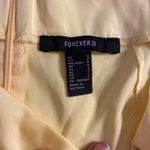 Forever 21  Yellow Satin Mini Skirt Y2K Going Out XS Photo 2
