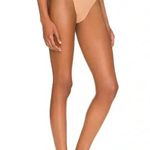 Revolve  Haight Swim High Leg Bikini Bottom Hot Pant in Beige Sz L Photo 1