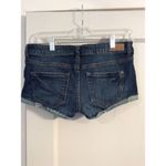 Garage GRG DNM Montreal Denim Flirty Shorts Cut off Frayed Cuffed Stretch Size 3 Photo 1