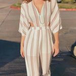 boho striped jumpsuit Multi Photo 0
