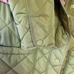 Isaac Mizrahi  Live Women’s Jacket Quilted Puffer Pockets Zipper‎ Green Size XS Photo 3