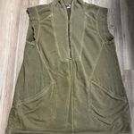 Anthropologie Daily Practice By  Meru Zip Front Mini Dress, Army Green Photo 2
