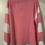 7th Ray  Top Pink Waffle Knit Long Sleeve Photo 1
