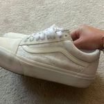Vans White Platform  Sneakers Photo 0